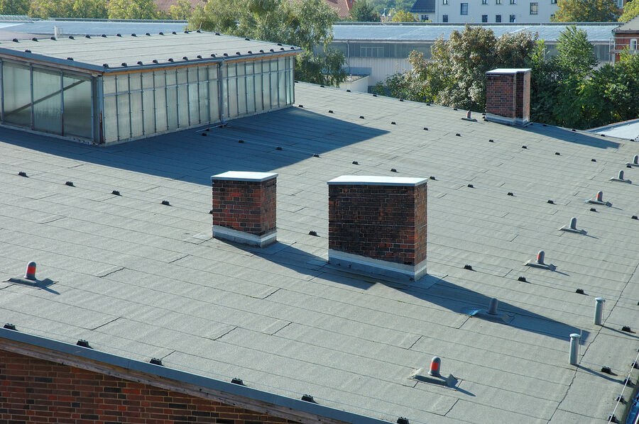 Flat roof by ProTech Roofing and Exterior LLC
